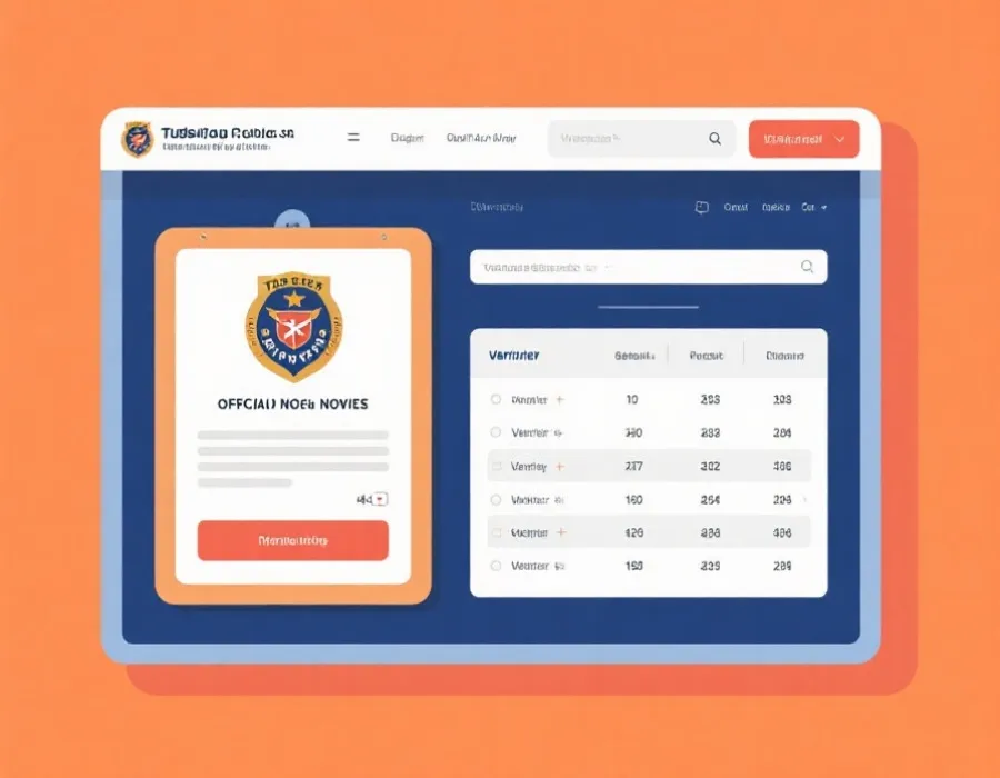 官方結果驗證流程示意